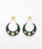 Boucles d'oreilles Pretresse (Acier doré)