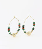 Boucles d'oreilles Salvatore (Acier doré)