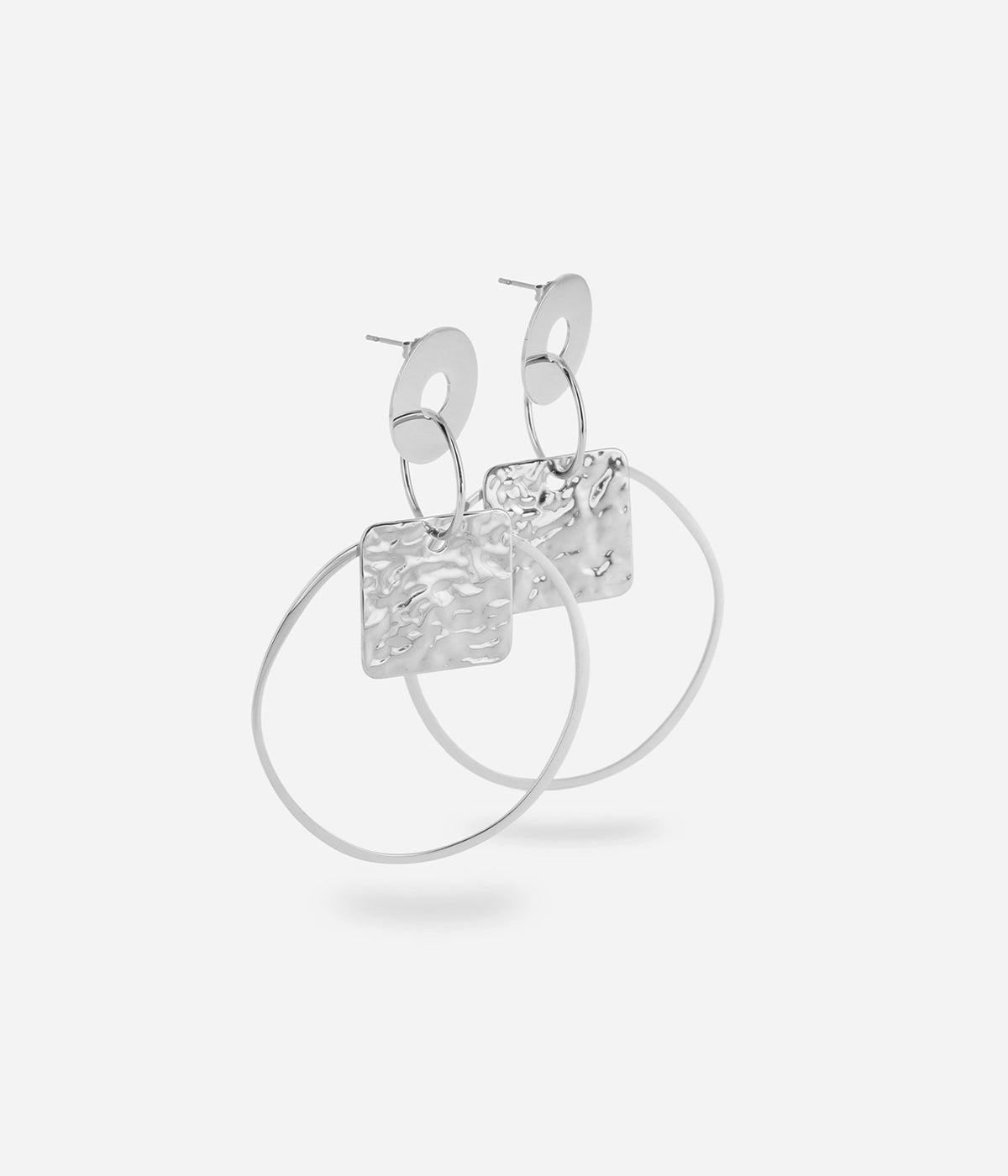 Boucles d’oreilles Tapiès (Acier)