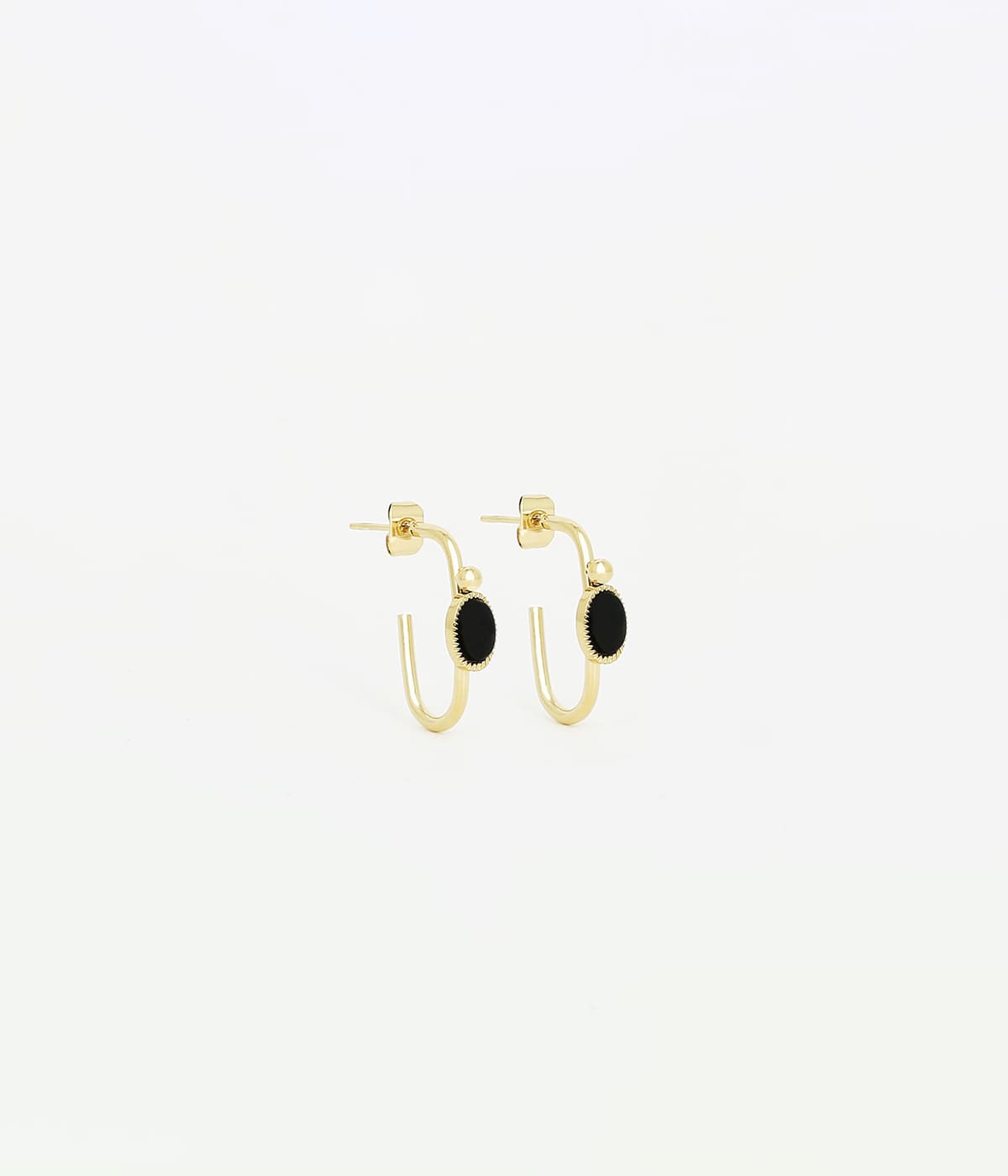 Boucles d'oreilles Trina (Acier doré)