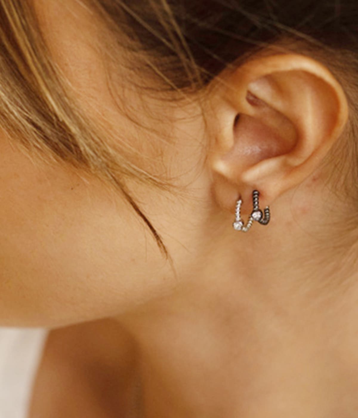 Boucles d'oreilles Zana (Acier)