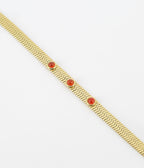 Bracelet Efia (Acier doré)