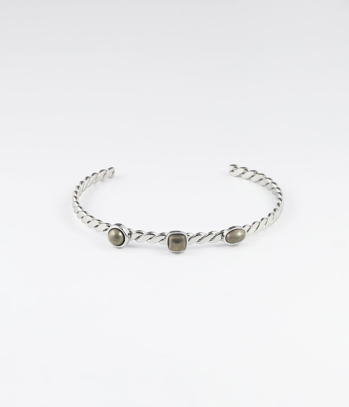 Bracelet Jonc Tresse (Acier)