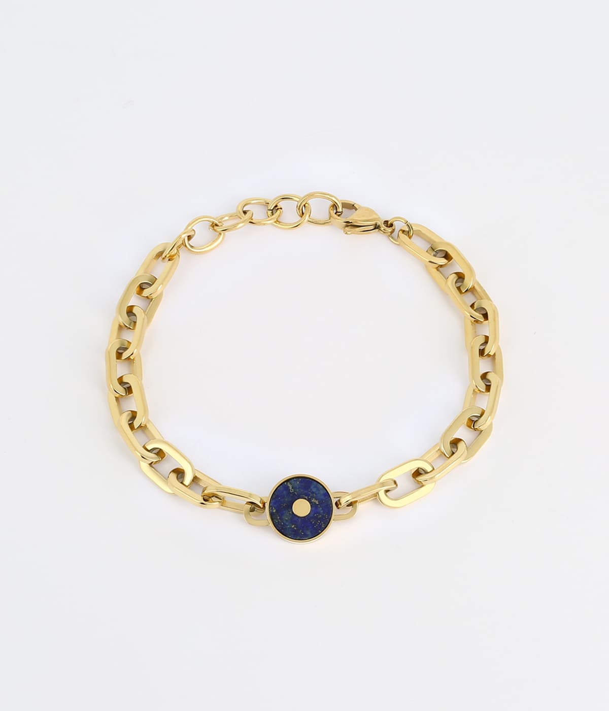 Bracelet Rolling (Acier doré)