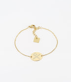 Bracelet Rune Chance (Acier doré)