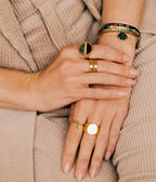 Bague Carole (Acier doré)