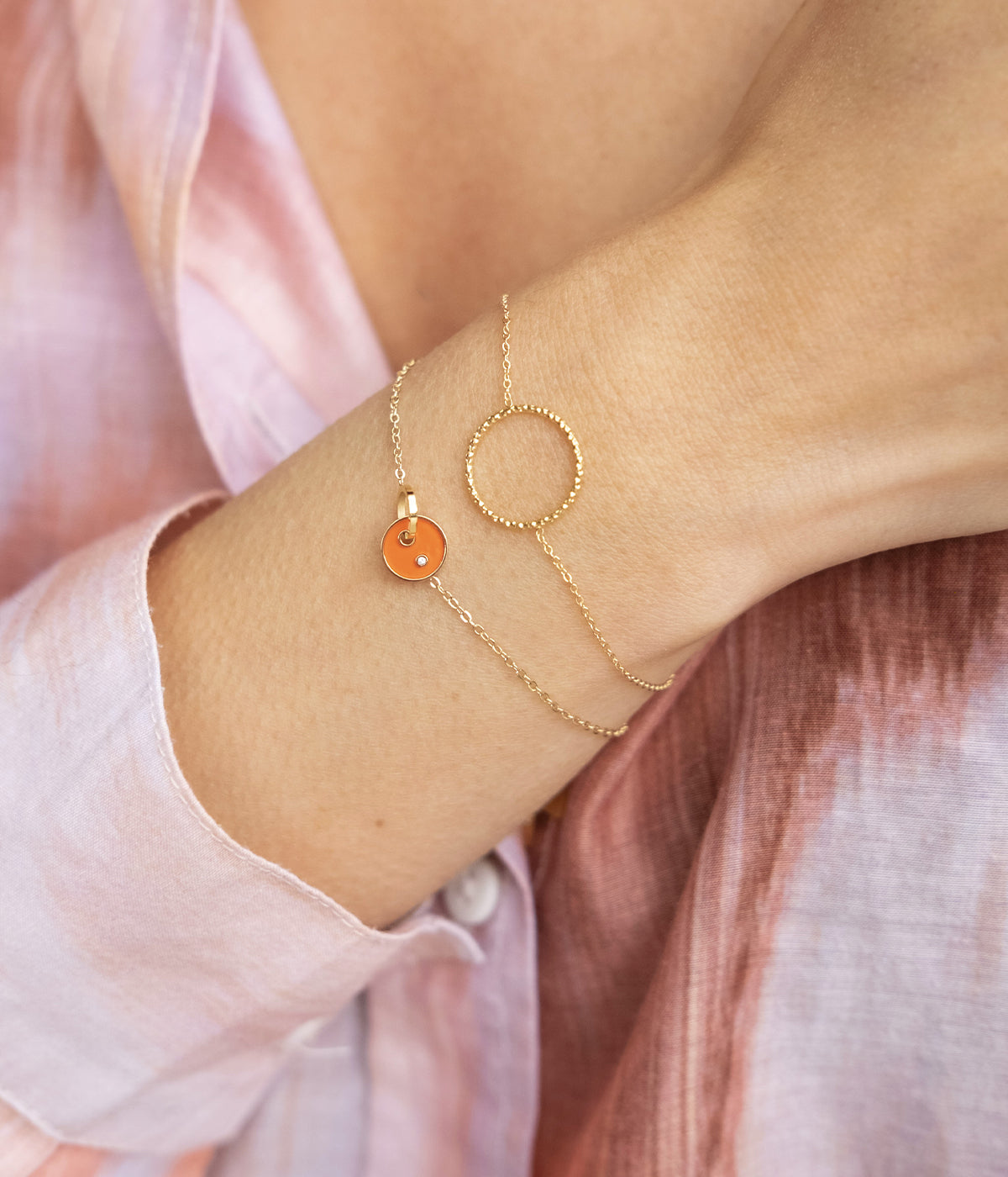 Bracelet Roland (Acier doré)