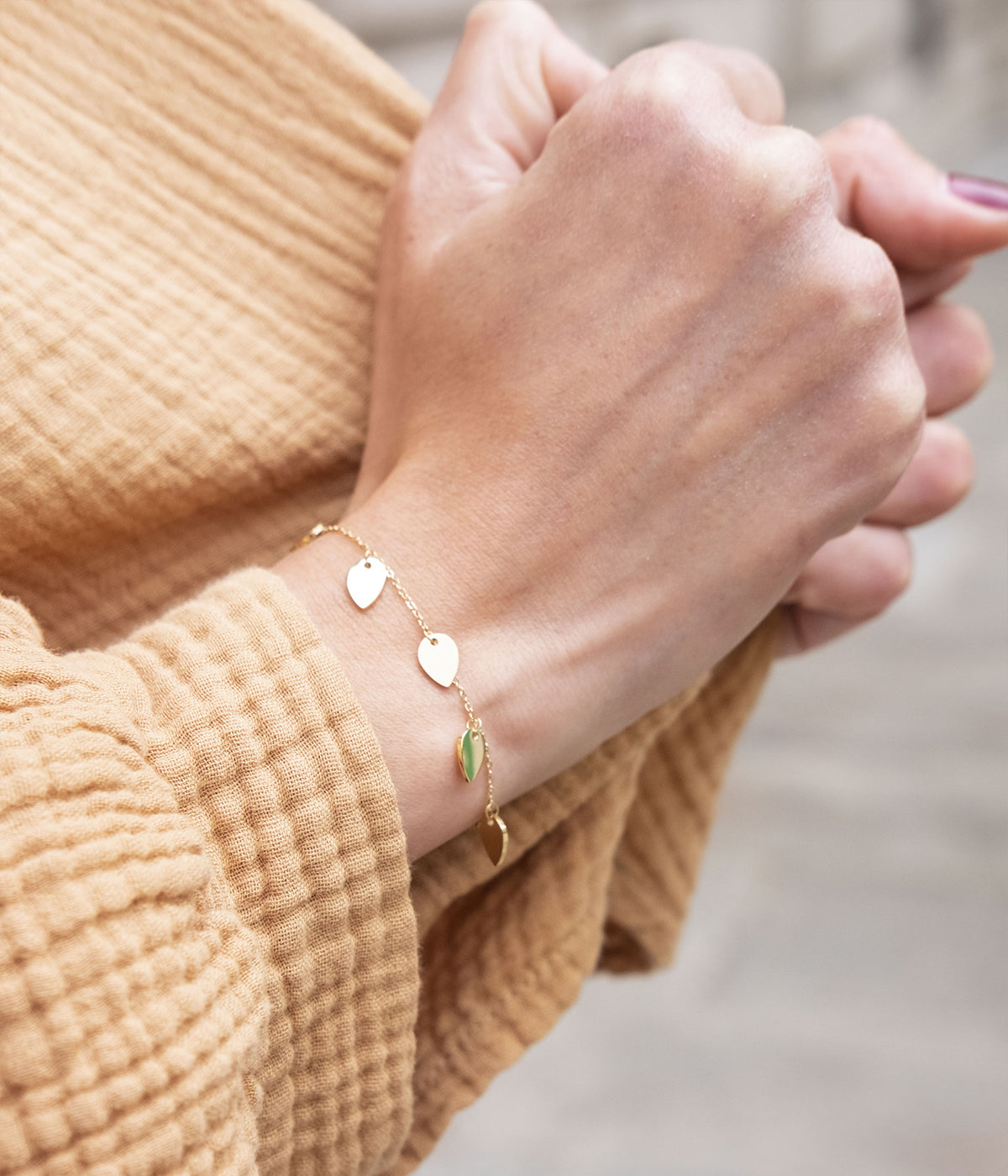 Bracelet Flavi (Acier doré)