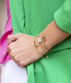 Bracelet Alicia (Acier doré)