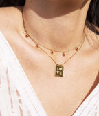 Collier Acantha (Acier doré)