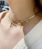 Collier Glee (Acier doré)
