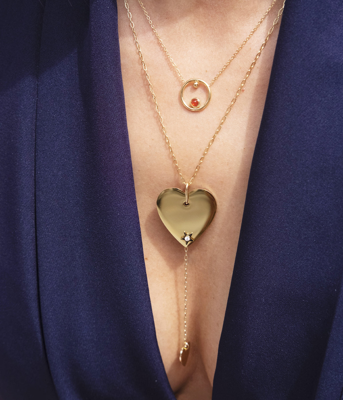 Collier Angie (Acier doré)