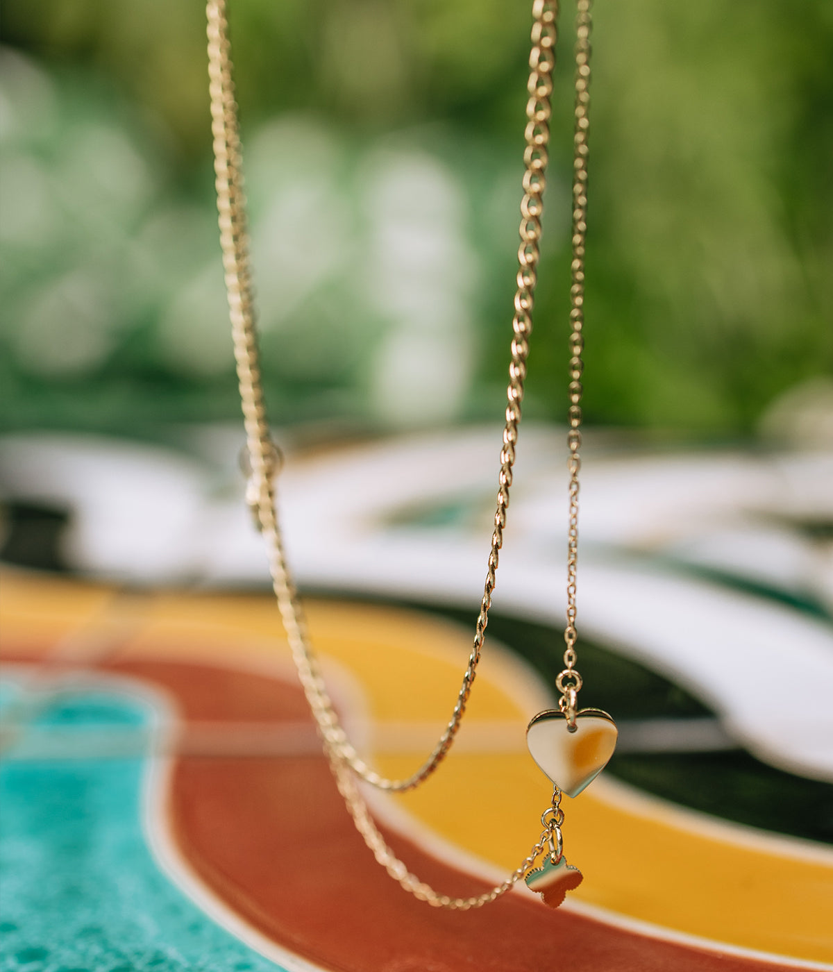 Collier Pastillas (Acier doré)