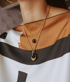 Collier Vino (Acier doré)