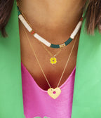 Collier Flor (Acier doré)