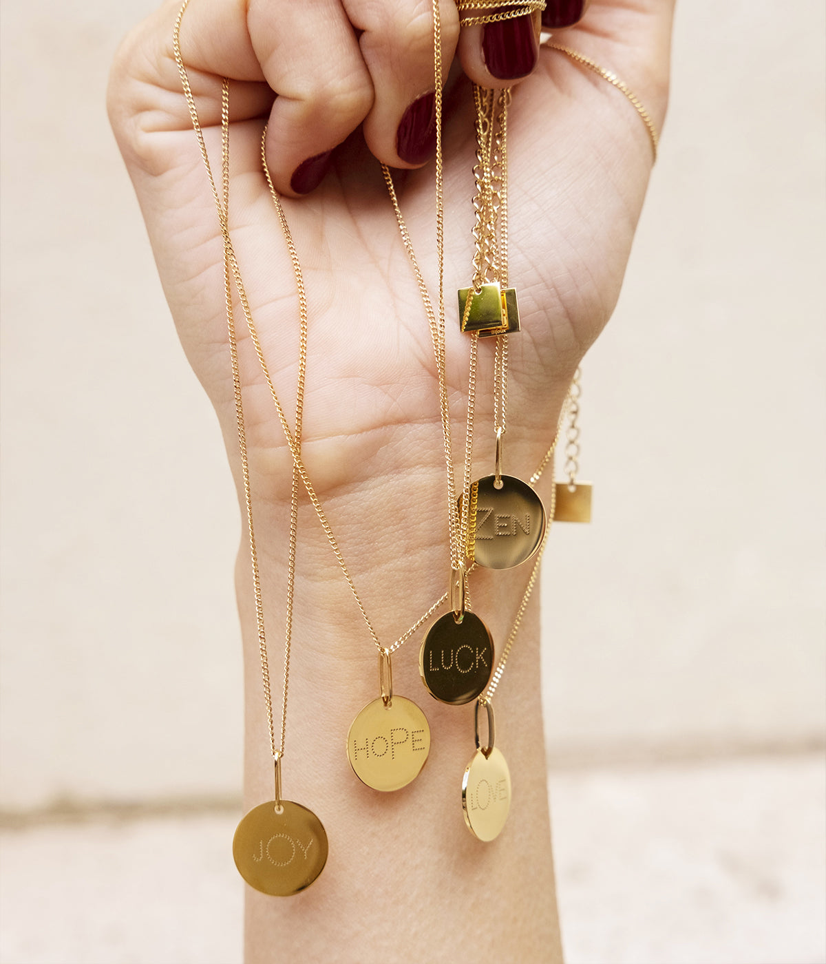 Collier Joy (Acier doré)