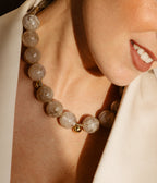Collier Godella (Acier doré)